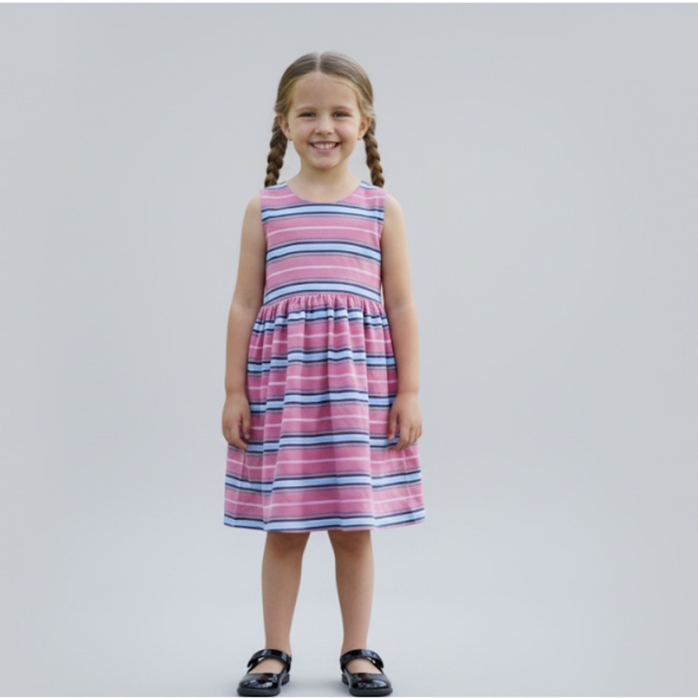 Ralph Lauren Striped Pink and Blue Kids Dress